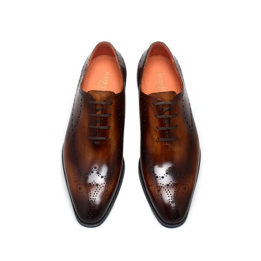 Wholecut cheap dress shoe