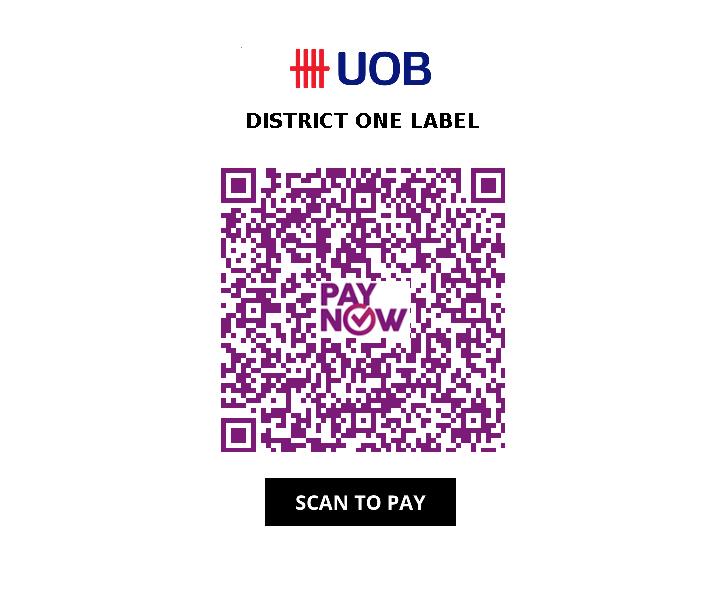 District One Label Paynow QR Code 